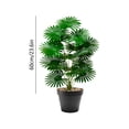 thumbnail image 3 of Artificial Potted Plants in Pot PVC Fake Tropical Plants Realistic Faux Greenery Faux Houseplants Indoor Decor for Home Office Desk Shelf Living Room Kitchen, 3 of 6
