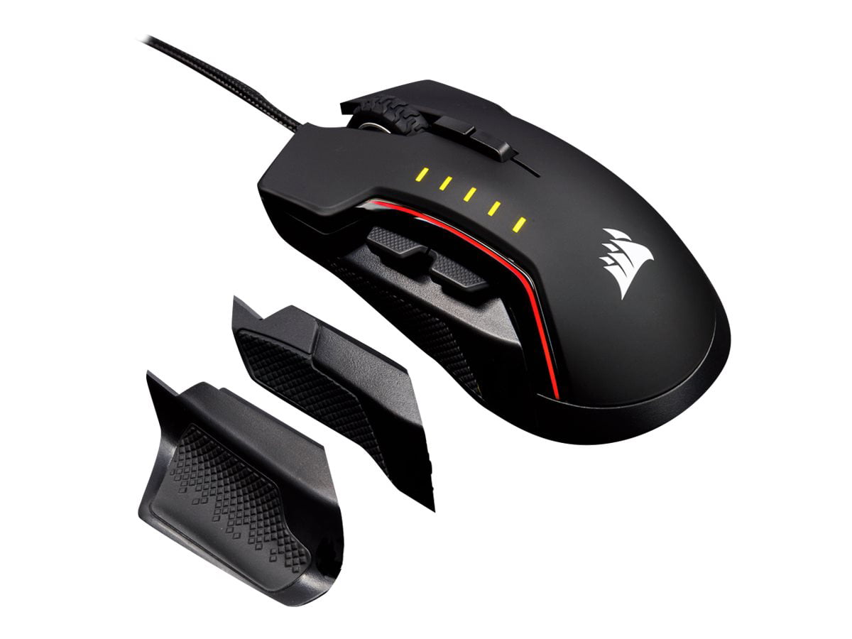 CORSAIR Gaming GLAIVE RGB PRO - Mouse - optical - 7 buttons - wired - USB -  black