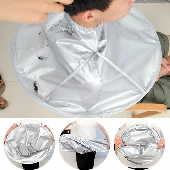TELOLY DIY Hair Cutting Cloak Umbrella Cape Professional Salon Cape for Haircutting and Styling,Waterproof Barber Cape for Use at Home or in the Salon