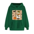 thumbnail image 6 of GaThRRgYP Soft Touch Women's Fall Hoodie,Women's Fashion Sportswear Hooded 2026 and Winter Clothing Long Sleeved Hooded Sweatshirt Sweatshirt Green L, 6 of 6