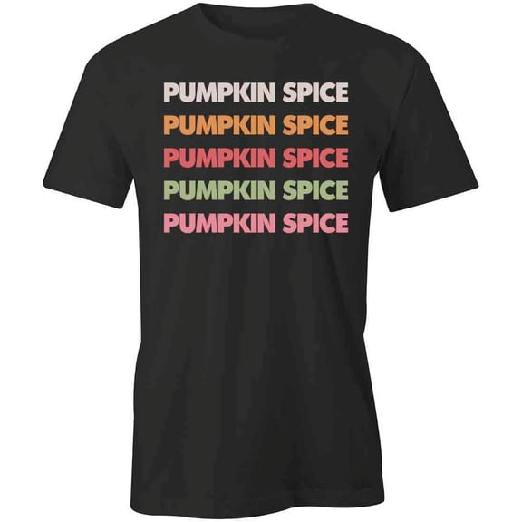 Pumpkin Spice T-Shirt | Cute Autumn Black Tee Gift