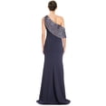 thumbnail image 2 of Badgley Mischka Beaded Draped Shoulder Evening Gown Dress, 2 of 3
