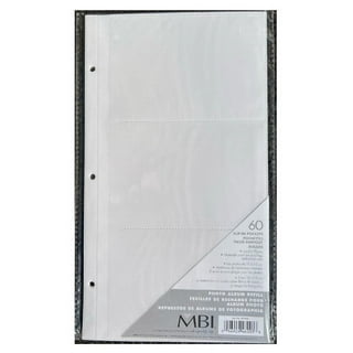 Two-hole Inner Page for Holoary Magnetic Page Photo Album Self-adhesive  Refill Page 10.24”x11.02” 10 Sheets 20 Pages