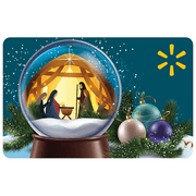 Nativity Globe Walmart eGift Card