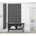 thumbnail image 5 of Ambesonne Floral Peel & Stick Wallpaper for Home, Flowers Leaves Dark-Tone Art, 13"x100", Charcoal Grey and White, 5 of 5