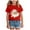 Red, variant on Staki Vintage Shirt for Women Graphic Tee Casual Summer Vacation Christmas Short Sleeve T Shirt Holiday Shirts for Girl(Black,13-14 Years)