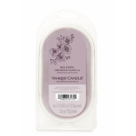 Yankee Candle Well Living Collection Relaxing Orchid & Vanilla Fragranced Wax Melts