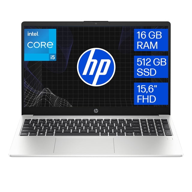 Laptop HP 250 G10: Intel Core i5 1334U , RAM 16GB DDR4, SSD 512GB, Pantalla 15.6" LED, W11 H