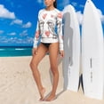 thumbnail image 6 of joogoo Womens UPF 50+ Rash Guard Cute Birds Couple Hearts Long Sleeve UV Protection Sun Shirts Tops S, 6 of 7