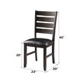 thumbnail image 2 of Synthetic Leather Side Chair Set, 20" Seat Height / Provides Comfortable Sitting, 2 of 3