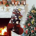thumbnail image 1 of RWBY Tema: Calcetines de Navidad, fino lino blanco para colgar en escaleras y chimenea, decoración navideña para el hogar, regalo de Navidad. 54cm × 38cm, 1 of 5