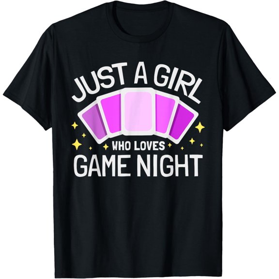 Family Game Night I Girl Game Night I Daughter Board Games T-Shirt