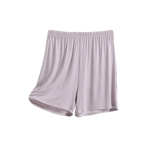 Pantalones de Cintura Elástica para las Mujeres de Verano Delgado Cuarto Cortos Color Estilo Delgado Pijamas Casuales, Pantalones de Tamaño Suelto