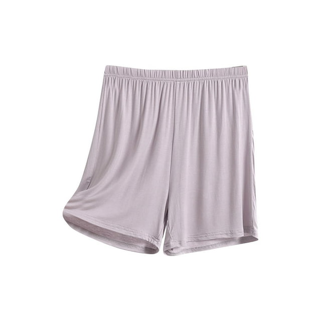 Pantalones de Cintura Elástica para las Mujeres de Verano Delgado Cuarto Cortos Color Estilo Delgado Pijamas Casuales, Pantalones de Tamaño Suelto