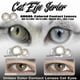 thumbnail image 2 of 1 Par De Lentes De Contacto De Ojos Verdes , Color De Moda De La Marca Grises Cosméticos De , Uso Anual , Nuevo Embalaje, 2 of 4