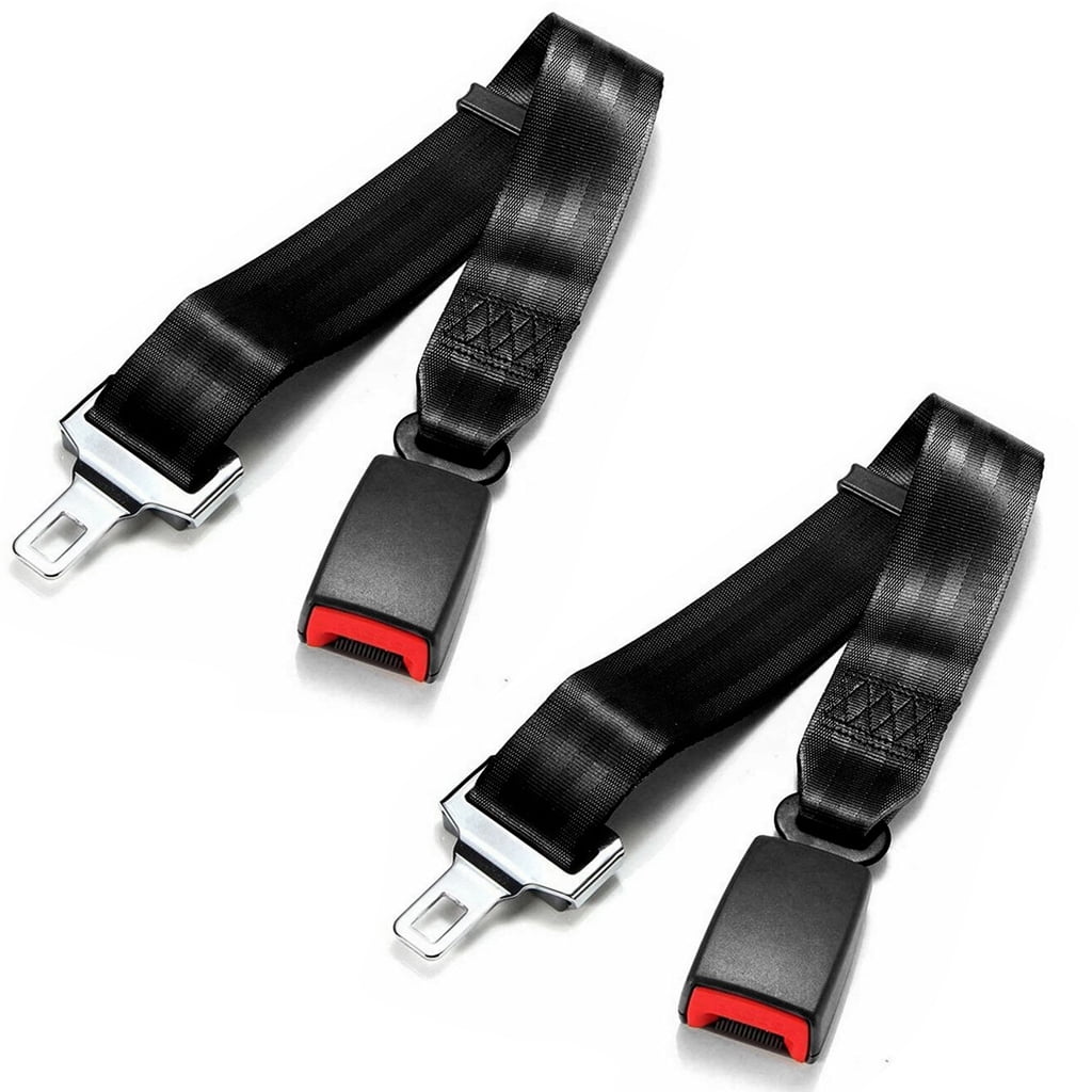 2pcs Seat Belt Extender Pros E4 Safety Certified Adjustable Seat Belt