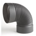 thumbnail image 1 of Heat-Fab 2814B 8" 90 Degree Elbow, Black, 1 of 2