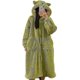 thumbnail image 4 of Mujer invierno monstruo de ojos grandes pijamas de lana de Coral verde ropa de descanso cálida bata exterior larga de dibujos animados, 4 of 5