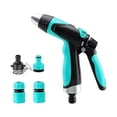 thumbnail image 1 of Buse de Laveuse Haute Pression, Tête de Pulvérisation Rotative, Vaporisateur d'Eau de Jardin, Buse Réglable Rotative Pistolet à Eau à Haute Pression Portatif Vaporisateur Polyvalent Robuste pour Cour Jardin Arrosage Voiture, Bleu, 1 of 9