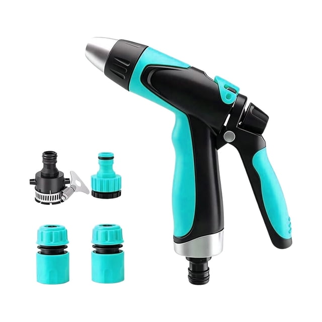 Buse de Laveuse Haute Pression, Tête de Pulvérisation Rotative, Vaporisateur d'Eau de Jardin, Buse Réglable Rotative Pistolet à Eau à Haute Pression Portatif Vaporisateur Polyvalent Robuste pour Cour Jardin Arrosage Voiture, Bleu