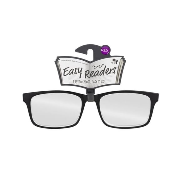Easy Readers Dayfarer Glasses, Black - Plus 2.5
