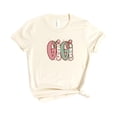 thumbnail image 2 of Gigi Ink-Printed Lace Christmas T-Shirt Mom Holiday T-Shirt -Each Saying Sold Separately Natural Shirt Adult Small, 2 of 4