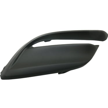 Fog Light Cover Compatible with 2017-2018 Mazda 3 Sport Right Passenger Textured Black