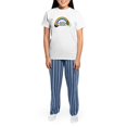 thumbnail image 4 of CafePress - May You Never Want Women's Light Pajamas - Women's Short Sleeve Print T-Shirt and Pants Light Cotton Pajama Set, 4 of 7