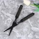 thumbnail image 2 of 2pcs Wig Brush Professional Pointed Tail Airbag Brush Hair Extension Brush for Women Girls (Black), 2 of 4