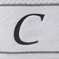 thumbnail image 4 of SKL Home Monogram C Bath and Hand Towel Set, White, 4-Pack, 4 of 5