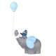 thumbnail image 1 of YeahiBaby Lovely Balloon Elephant Doll Resin Cake Ornaments Small Crafts Dessert Table Decor for Party Shop (Sky-blue), 1 of 4