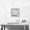 thumbnail image 2 of ARTCANVAS Love Is Being Stupid Together Canvas Art Print - Size: 12" x 12" (0.75" Deep), 2 of 9