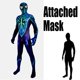 thumbnail image 1 of Disfraz de Halloween para hombre y niño, traje Zentai de Spiderman y Ben Reilly, mono de fiesta Fivean unisex, 1 of 2