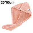 thumbnail image 2 of Envoltura de toalla para el cabello de microfibra, turbante para el cabello de secado rápido suave, para mujeres con cabello mojado, cabello rizado y más largo, 2 of 5
