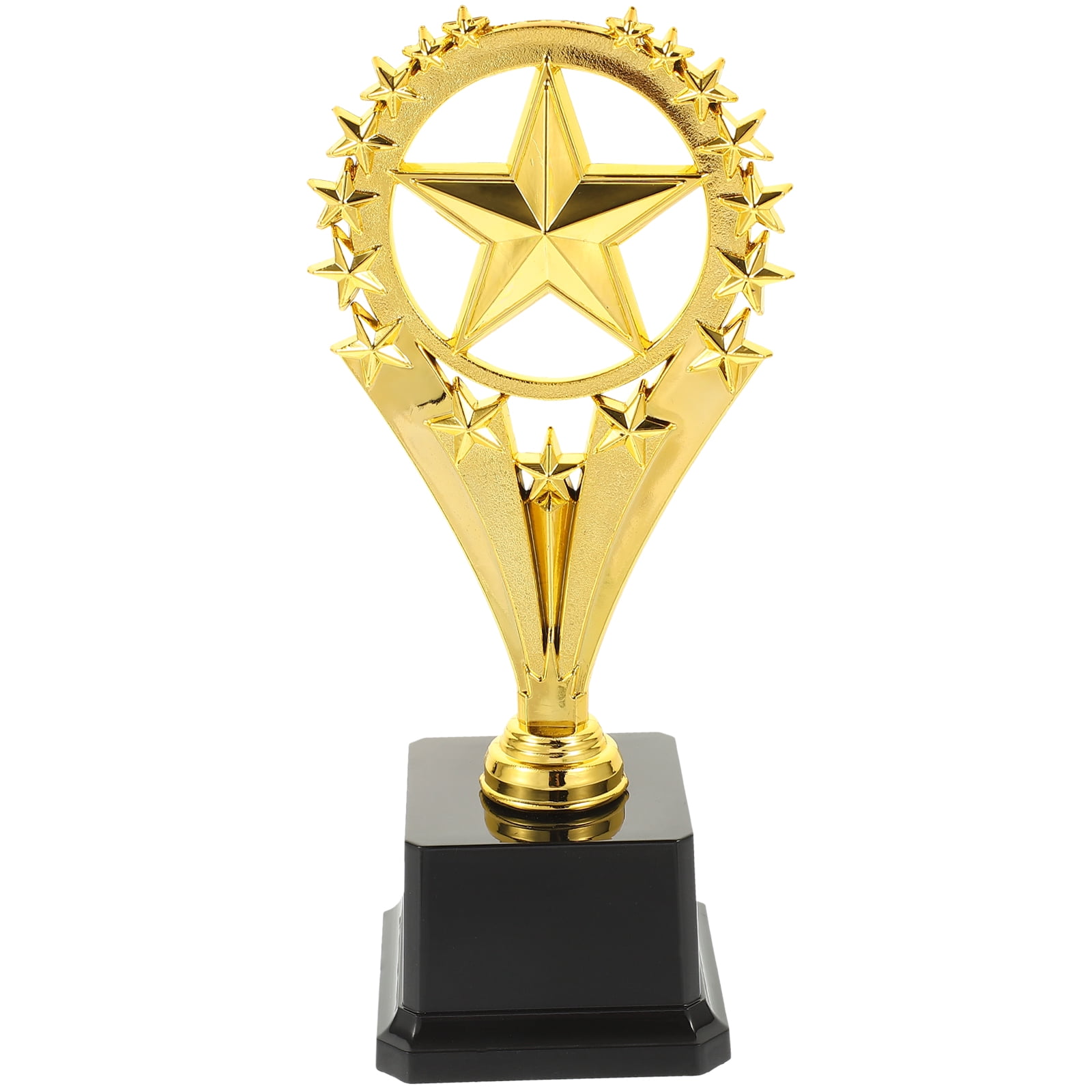 MLINS Durable Plastic Trophy Award for Kids Golden Color Lightweight Safe Creative Prize Cup 6.5 Inches Tall