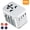 Gray, variant on TESSAN Universal Travel Plug Adapter with 4 USB Ports (1 USB-C)