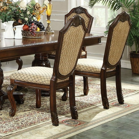 ville chateau acme espresso chair side