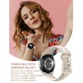 thumbnail image 7 of Toyouths Floral Engraved, Samsung Galaxy Watch 4 Wrist Band, 7 of 7