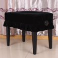 thumbnail image 4 of Piano Stool Chair Cover Pleuche Decorated with Macrame 55 * 35cm for Piano Single Chair  Beautiful, 4 of 7