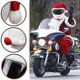 thumbnail image 4 of Funda para casco de motocicleta navideña con Papá Noel, divertida decoración para casco de motocicleta hecha a mano, 4 of 5
