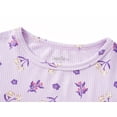 thumbnail image 2 of Beezizac Long Sleeves Top & Pants Pajamas for Little/Big Girls Cool Fall Ditsy Floral Loungewear PJ Set Size 7, 2 of 7