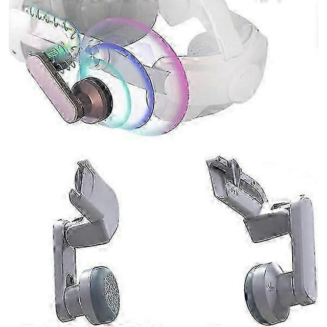 VR Ear Muffs for Meta Quest 3 VR Headset to Enhanced Sound Comfort,Ear Protector Sound Collector Quest 3 Accessories