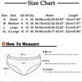 thumbnail image 3 of HUPOM Underwear Women Ladies Underwear Low waist Elastic Waist Solid Briefs Black XL, 3 of 6