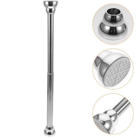 HAMPPLIES Tension Curtain Rod Telescopic No Drilling for Door and Shower