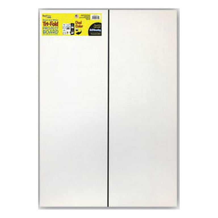 Two Cool Tri-Fold Poster Board, 36 x 48, Black/White, 6/Carton | Bundle of 5 Cartons