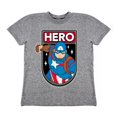 thumbnail image 1 of Playera Para Niño Marvel Avengers Cuello Redondo Manga Corta Talla 10 Gris Jaspe, 1 of 2