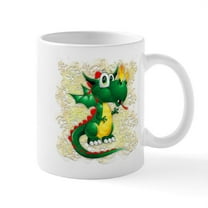 CafePress - Baby Dragon Cute Cartoon Mugs - 11 oz Ceramic Mug - Novelty Coffee Tea Cup