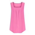 thumbnail image 4 of Taqqpue Girls Tank Tops Kids Summer Square Neck Sleeveless Shirts Casual Cute Loose Solid Color T Shirts for Kids 5-15 Years, 4 of 6
