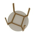 thumbnail image 5 of Manhattan Comfort Gales Round 46.54 Dining Table in Beige with Solid Wood Legs, 5 of 9
