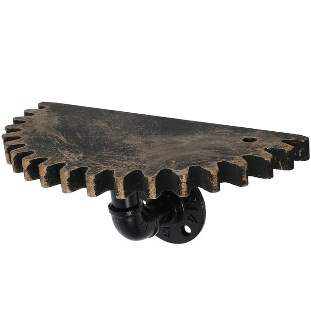 Rustic Wall Shelf Decor with Industrial Pipe Shelf Bracket Board with 8 Screws Farmhouse Floating Shelf Vintage Wall Decor Kitchen Storage Shelf Wall Mounted Display Rack Shelves